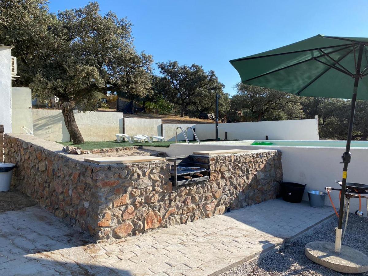Casa Rural Quejigo Con Piscina Santa Olalla del Cala Esterno foto