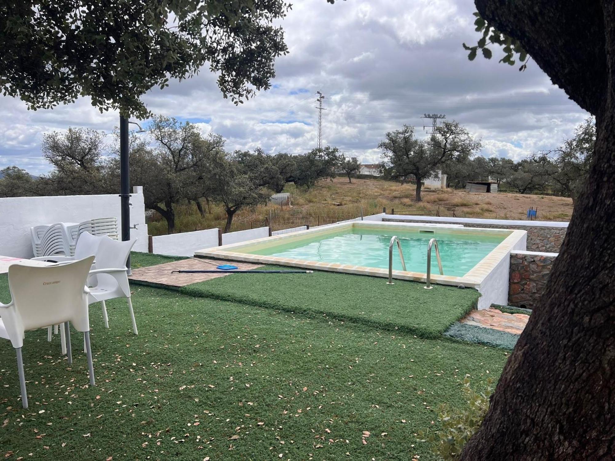Casa Rural Quejigo Con Piscina Santa Olalla del Cala Esterno foto