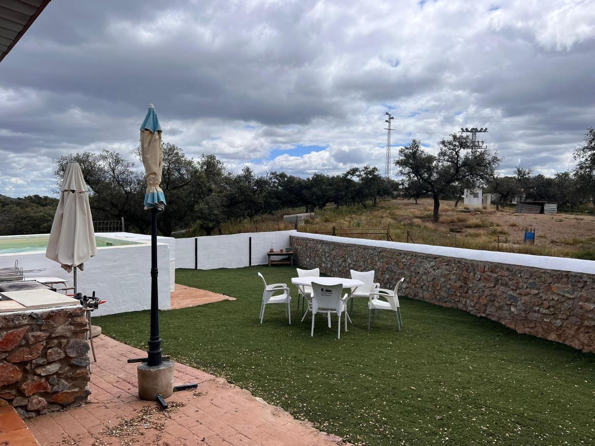 Casa Rural Quejigo Con Piscina Santa Olalla del Cala Esterno foto